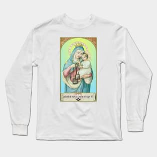 Our Lady of Mt. Carmel, a tender image Long Sleeve T-Shirt